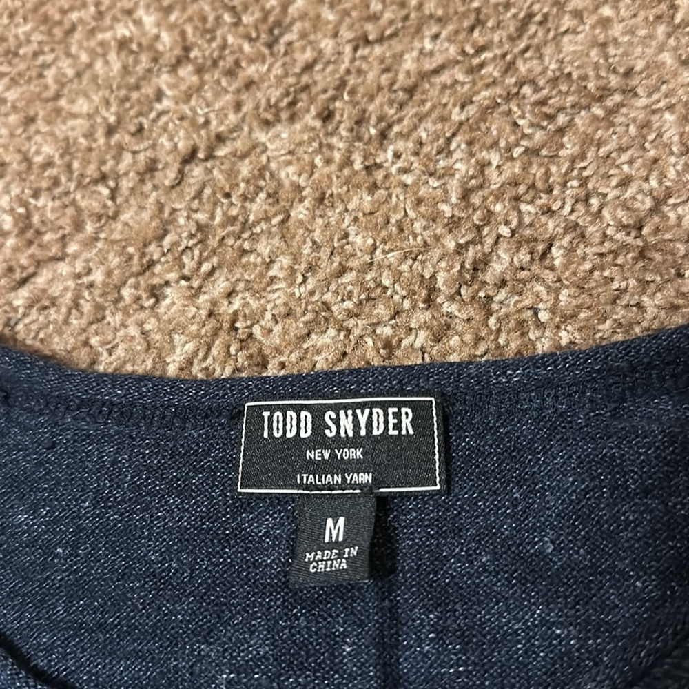 Todd Snyder Italian Yarn Long Sleeve M - Picture 3 of 6